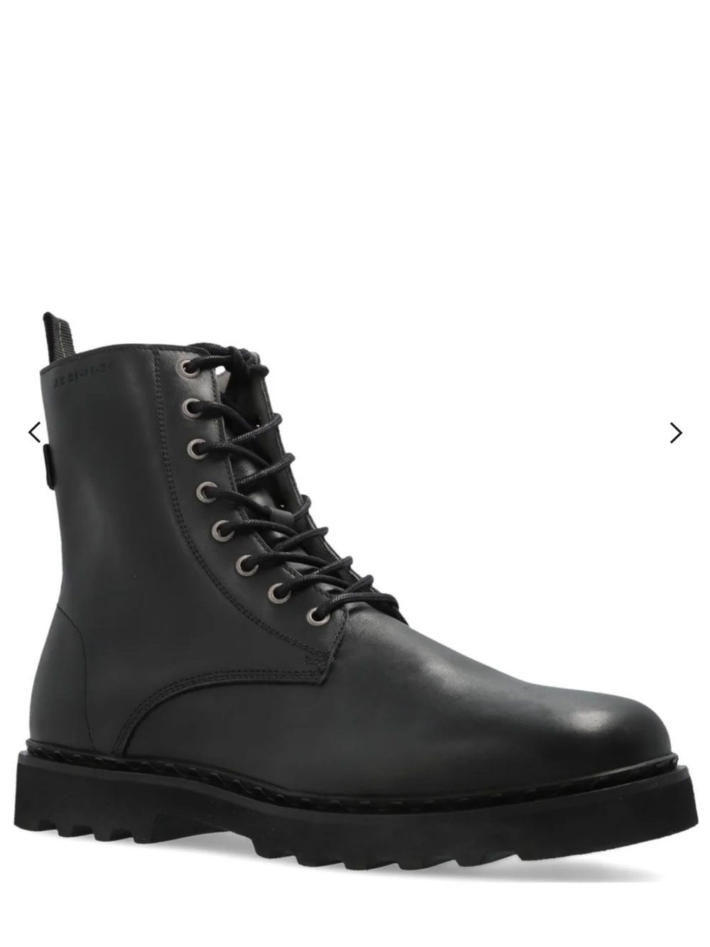 All Saints Men’s skiff Military Boots 8 Black